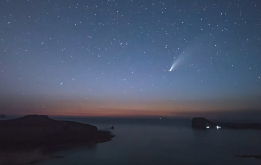 Ένας Κομήτης πάνω από τον Μπάλο Χανίων, αλλά ο… φακός του την έχει στημένη…! [video]